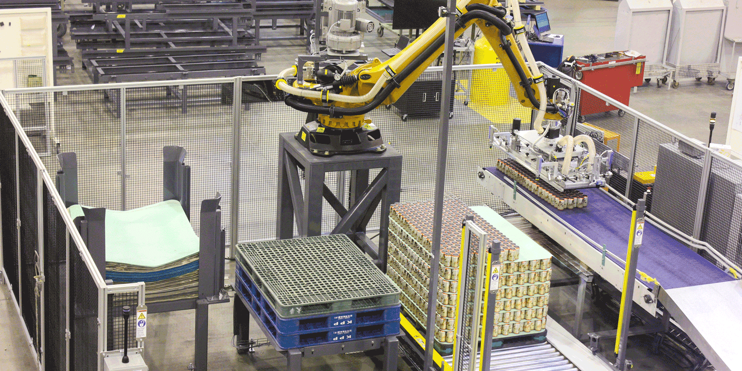 Goldco Robotic Bulk Depalletizer - Beverage Cans