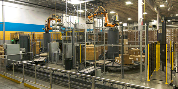 Stact Rotary Pal - Robotic Case Palletizer