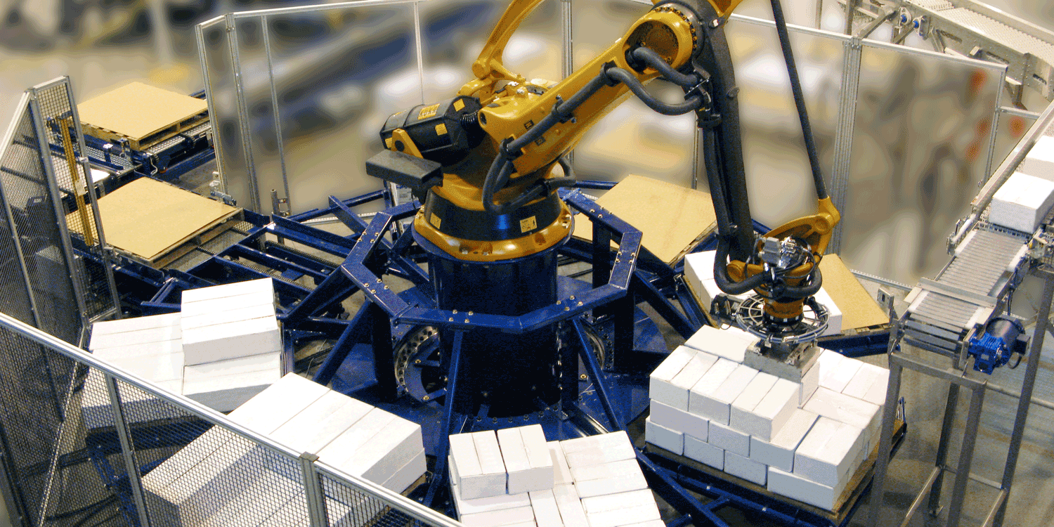 Stact Robotic Rotary Case Palletizer